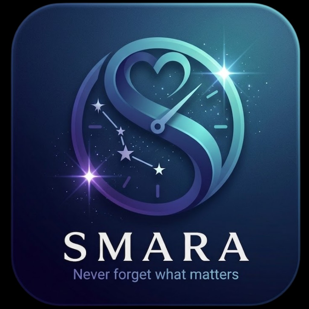Smara reminder app brand logo for birthdays, anniversaries, and tasks